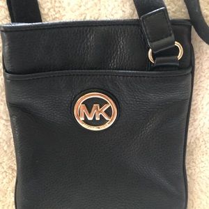 Michael Kors black crossbody bag